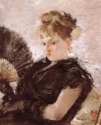 The woman holding a fan Berthe Morisot